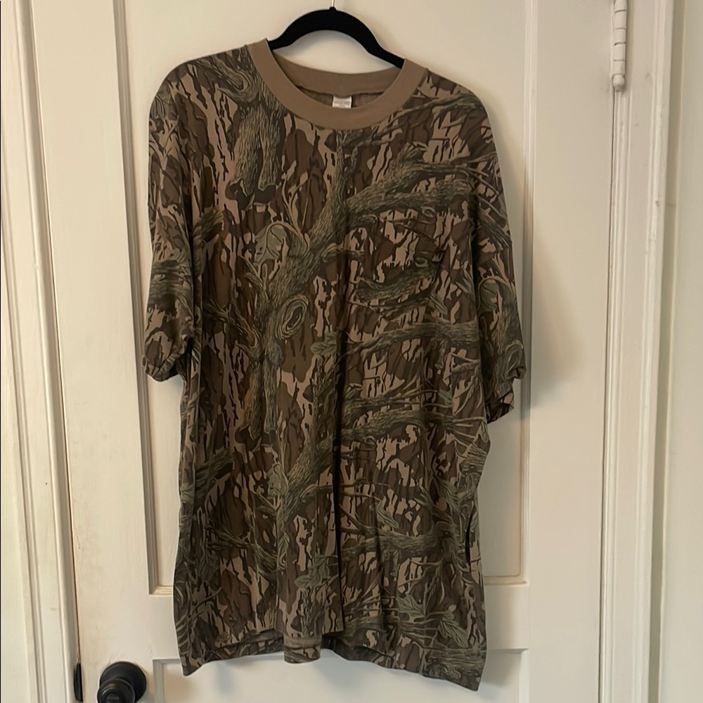 Vintage Camouflage Men's Shirt 3XL